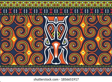 Illustration Traditional Carving Patterns Motifs Toraja Stock Vector ...