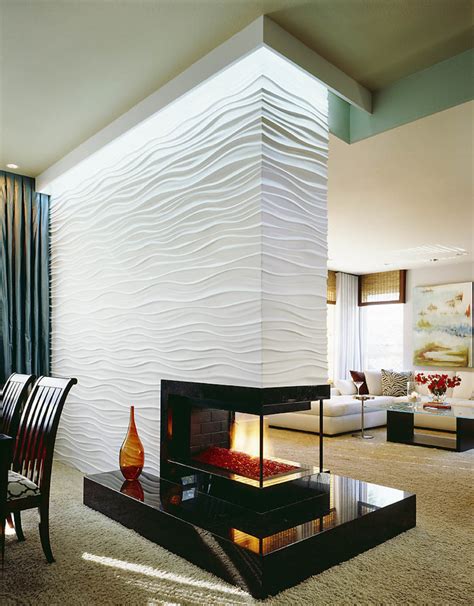 16 Unique Modern Fireplace Design Ideas