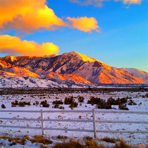 Mona, Utah Sunset | Countryside, Places to visit, Natural landmarks