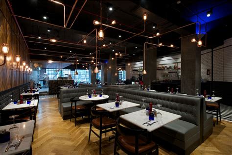 Restaurant Interior | Commercial interior design, Restaurant interior design, Open ceiling