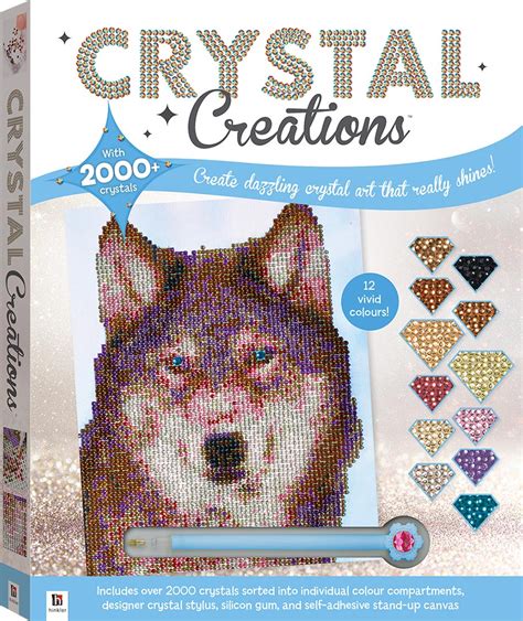 Crystal Creations: Wolf in Snow - Crystal Creations - Art & Craft ...