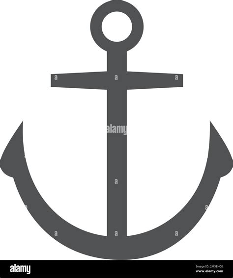 Anchor icon. Navy symbol. Boat safety tool Stock Vector Image & Art - Alamy