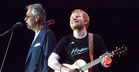 Ed Sheeran & Andrea Bocelli Perform ‘Perfect’ Live for the First Time ...