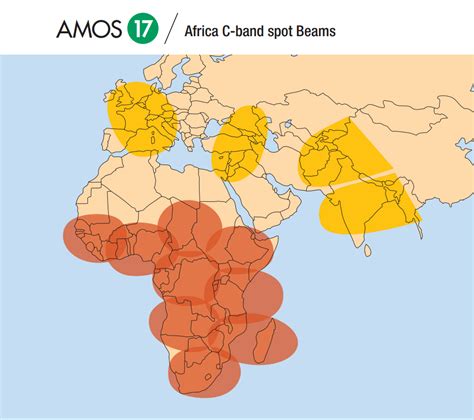 Satellite Coverage Maps | AMOS by Spacecom