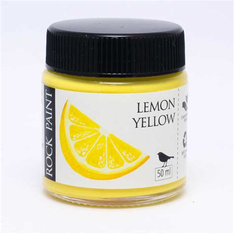 Lemon Yellow - Rock Paint