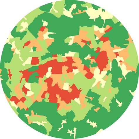 Belgium Population Density Map