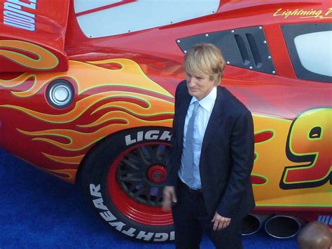 Actor Owen Wilson voice of character Lightning McQueen at … | Flickr