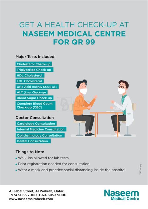 Naseem Al Rabeeh Medical Center Exclusive Health Check-up in Qatar - Doha. Exclusive Health Check-up