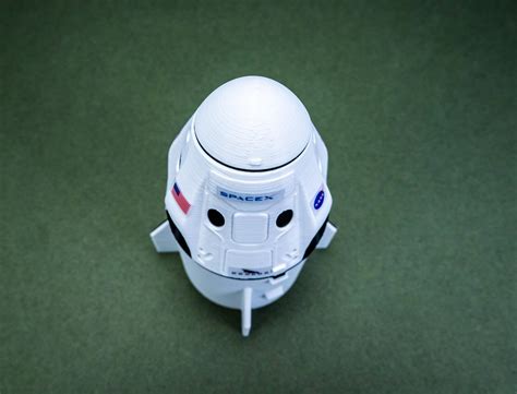 DRAGON 2 Plastic Basic Model Spacex NASA Crew Dragon - Etsy