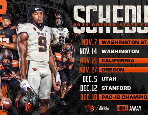 Oregon State 2020 Football Schedule - BeaversEdge