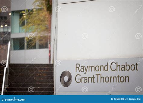 Raymond Chabot Grand Thornton Logo on One of Their Heaquarters in ...