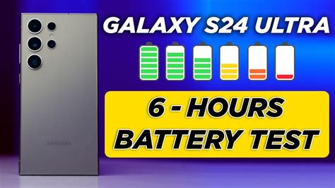 Samsung Galaxy S24 Ultra 6-Hour Battery Test | Display test, Benchmarks, Performance, Gaming ⚡️ ...