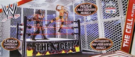 WWE THE CELL (HELL IN A CELL) WRESTLING RING - WWE TOY ACTION FIGURE ...