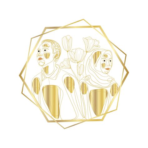 Line Art Gold by Nindysign on Dribbble