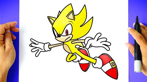 Super Sonic The Hedgehog Drawings