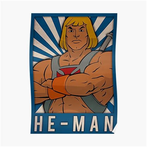 "He-Man" Poster for Sale by Stealgirls2020 | Redbubble