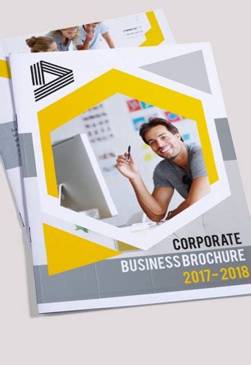 Yellow Creative Corporate Premium Brochure Template PSD | by Elegantflyer