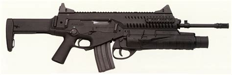 Beretta ARX-160 assault rifle, production version with GLX-160 grenade ...