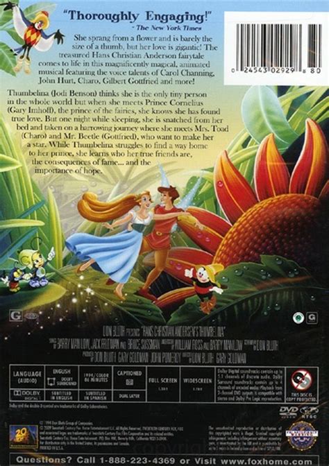 Thumbelina (DVD 1994) | DVD Empire