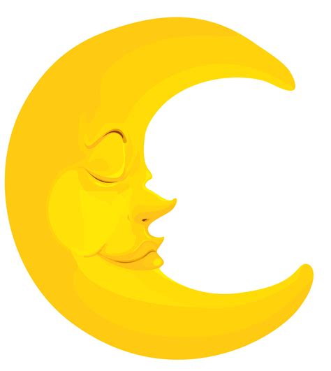 Cartoon Full Yellow Moon - ClipArt Best