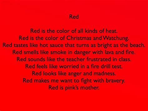 Red Poems