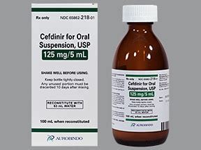 Cefdinir dosing, indications, interactions, adverse effects, and more