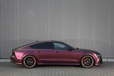 Sparkling Berry Wrapped Audi RS7 with 745hp by PP-Performance - GTspirit