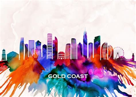 Premium Photo | Gold coast skyline