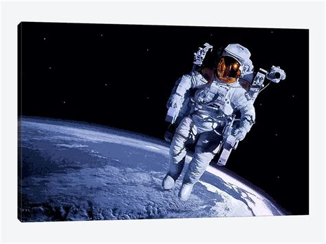 Spaceman Art Print by Unknown Artist | iCanvas