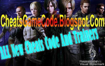 all game cheats code and trainers: Resident Evil 6 Cheat Code,Trainer ...