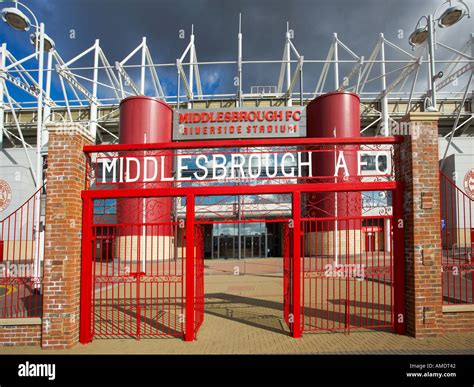 Middlesbrough Football Ground Riverside Stadium Middlesbrough Tees ...