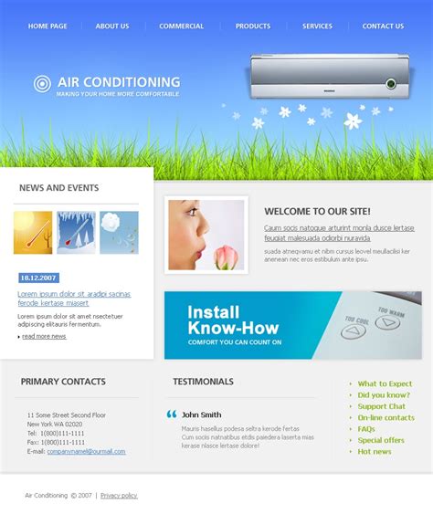 Electronics Store Website Template #18153