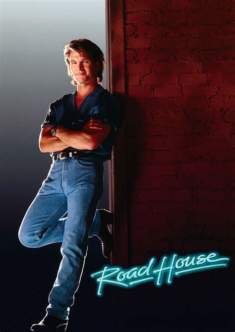 Road House 1989 Poster film daction américain Wall Decor Retro Cinema Patrick Swayze Ben Gazzara ...