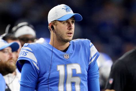 QB Jared Goff Of Detroit Lions Has Been Suspended By Head Coach For.