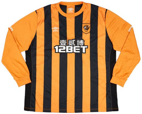 2014-15 Hull City Home L/S Shirt - 7/10 - (3XL)