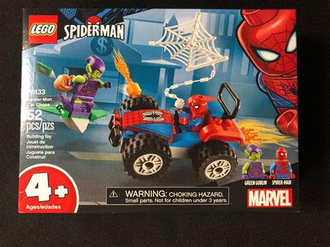 Lego Marvel Super Heroes 76133 Spider-Man Car Chase Spiderman Vs Green ...