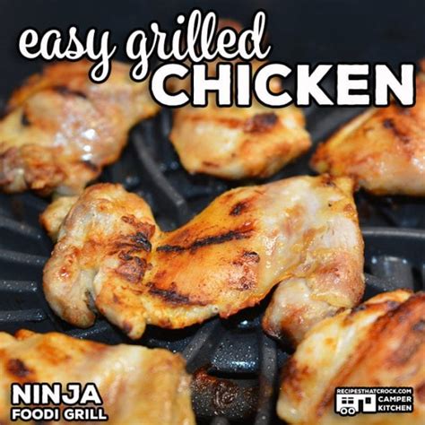 Easy Grilled Chicken (Ninja Foodi Grill) - Recipes That Crock!