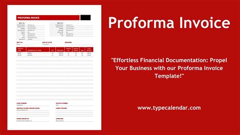 Free Printable Proforma Invoice Templates [Word, Excel, PDF]