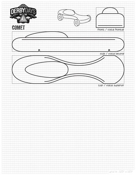 Pinewood Derby Car Templates Printable Free - Printable Word Searches