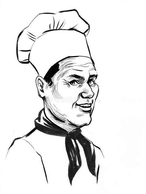 Smiling chef stock illustration. Illustration of thumb - 92561149