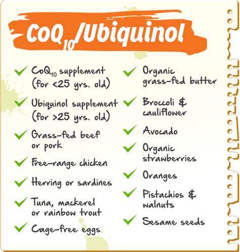 CoQ10/Ubiquinol Benefits, Sources, and Supplementation | Ubiquinol, Ubiquinol benefits, Organic ...