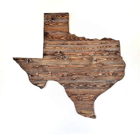 Large Texas Wood Wall Art Texas Art Rustic Texas Decor - Etsy