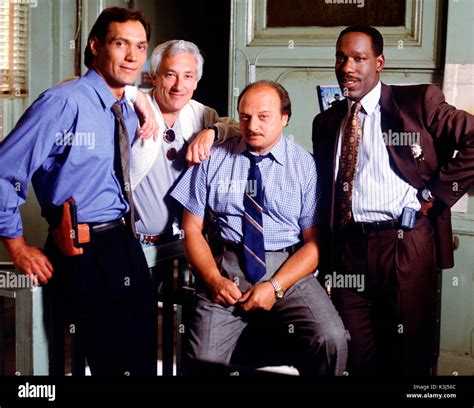 NYPD BLUE circa 26/09/94 JIMMY SMITS as Det. Bobby Simone, Executive ...