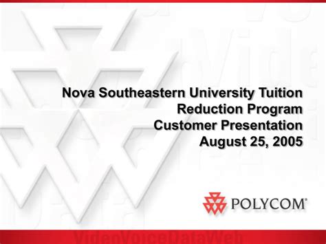 Nova Southeastern University/Tuition Reduction Program