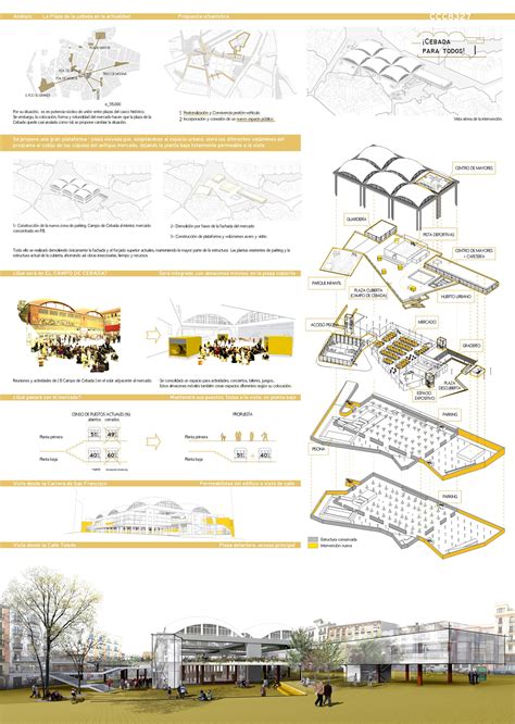 Landscape design competition, Architecture poster, Layout architecture