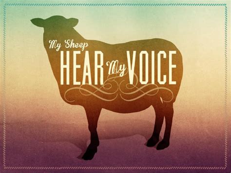 My Sheep Hear My Voice Religious Website Banner | Website Banners