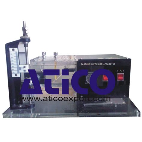 Gaseous Diffusion Coefficient Apparatus Manufacturer Supplier India - Atico Export