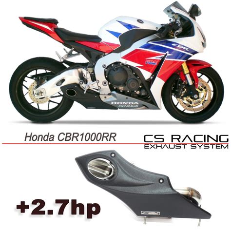 2012-13 Honda CBR1000RR (2012-16 USA) CS Racing Slip-on Exhaust | Muff