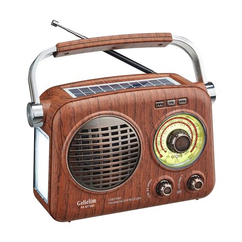 Buy Gelielim Retro Radio Bluetooth Speaker with Clear Sound, Portable Radio AM FM Shortwave ...