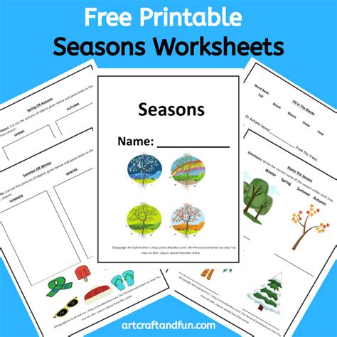 Free Printable Seasons Worksheets